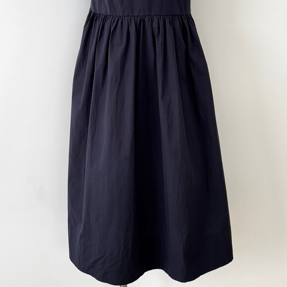 MAYE Corinne Shirt Dress Midi Button-Down in French Navy S NWOT - Picture 10 of 12